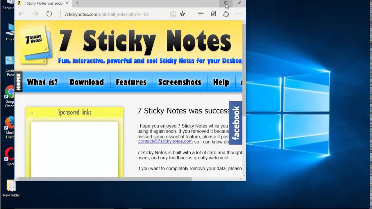 install sticky notes windows 7